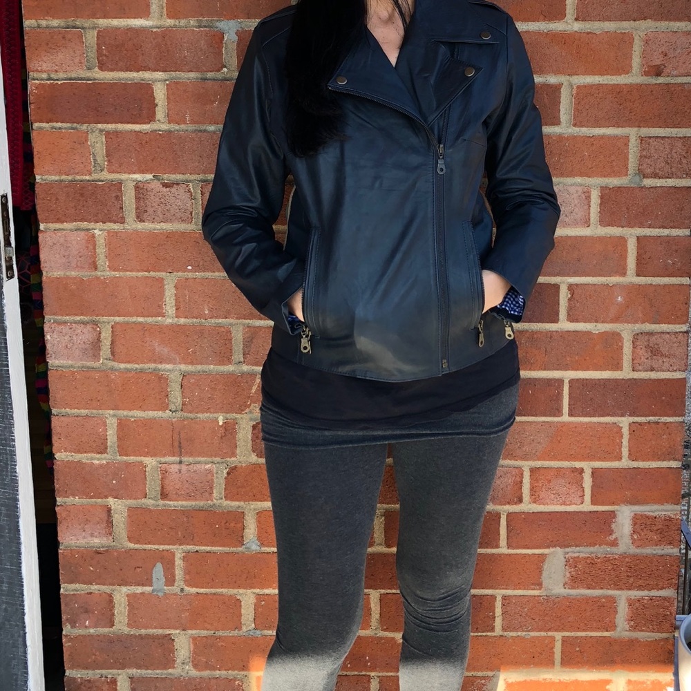 Leather and wool jackets 1of a kind designs